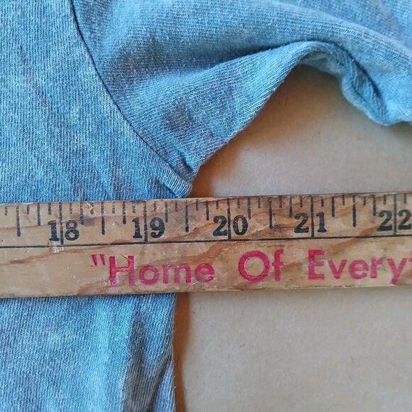 Pink Floyd The Dark Side of the Moon Gray T Shirt Womens S/M 100% Cotton Boho - Picture 6 of 7